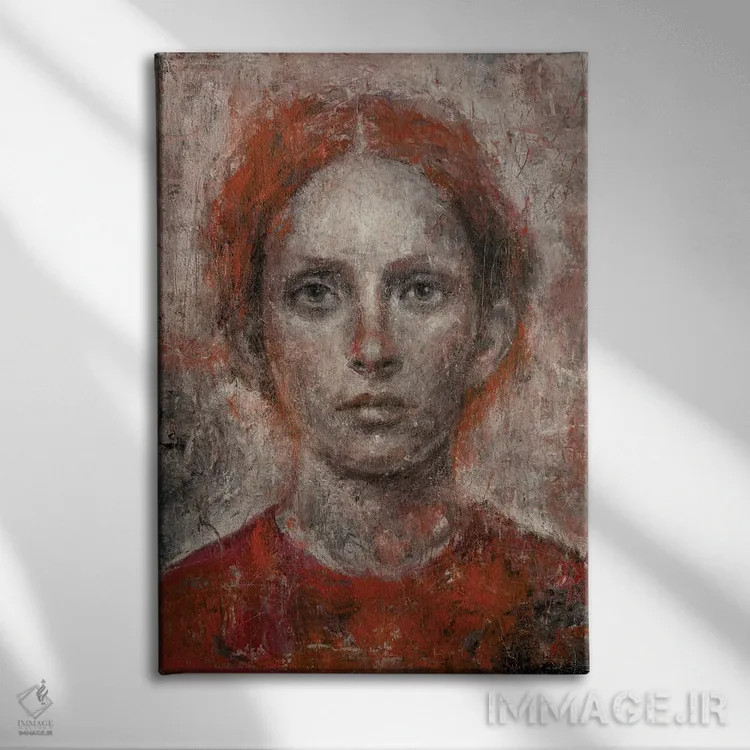 تابلو دکوراتیو توس سرخ ۲ اثر مارگاریتا ایوانوا - نمای روبهرو روی دیوار