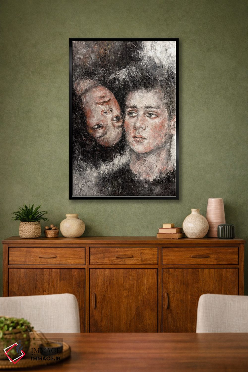 تابلو دکوراتیو توس "دو نفر" اثر مارگاریتا ایوانوا - D2B