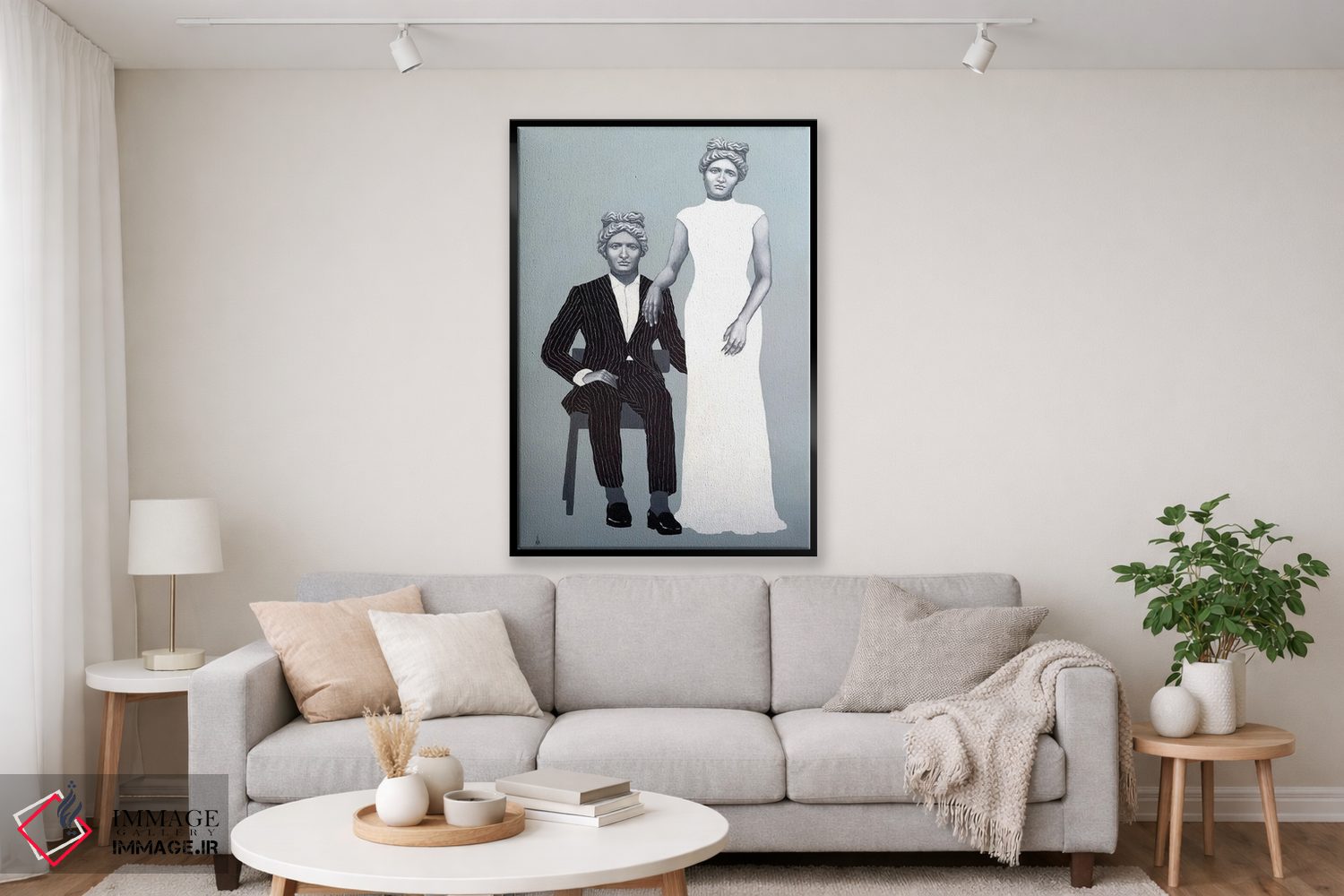 تابلو دکوراتیو چه کسی رئیس این خانه است اثر مارگاریتا ایوانوا - D2B