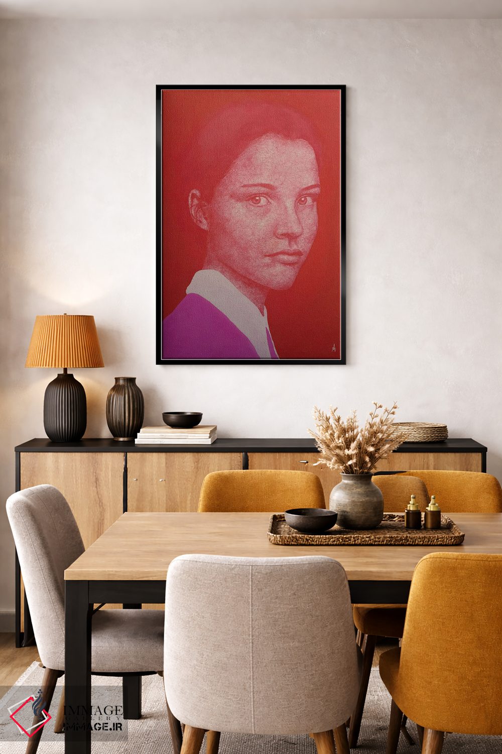 تابلو دکوراتیو دختر مدرسه ای اثر مارگاریتا ایوانوا - D5B