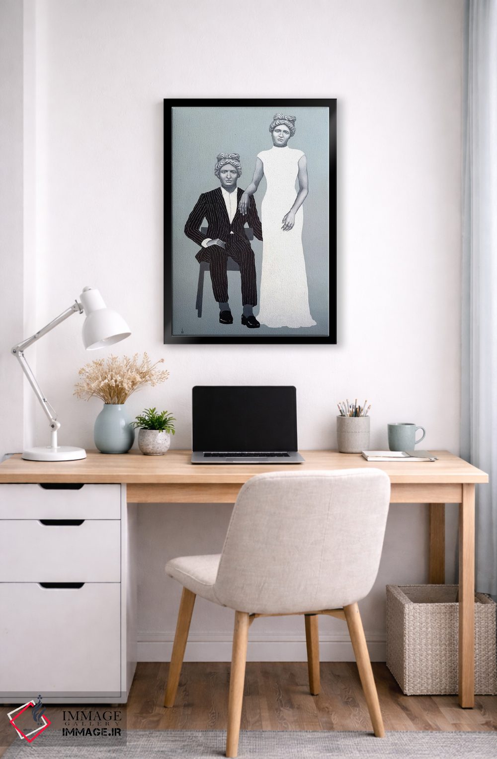 تابلو دکوراتیو چه کسی رئیس این خانه است اثر مارگاریتا ایوانوا - D5B