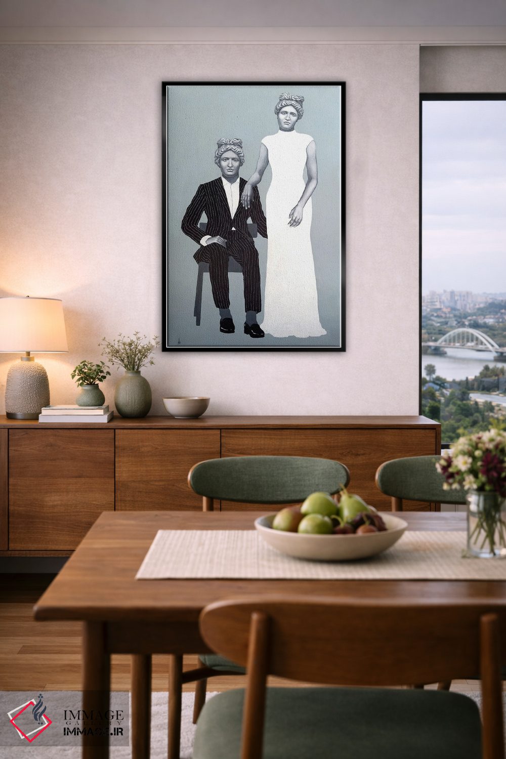 تابلو دکوراتیو چه کسی رئیس این خانه است اثر مارگاریتا ایوانوا - D6B