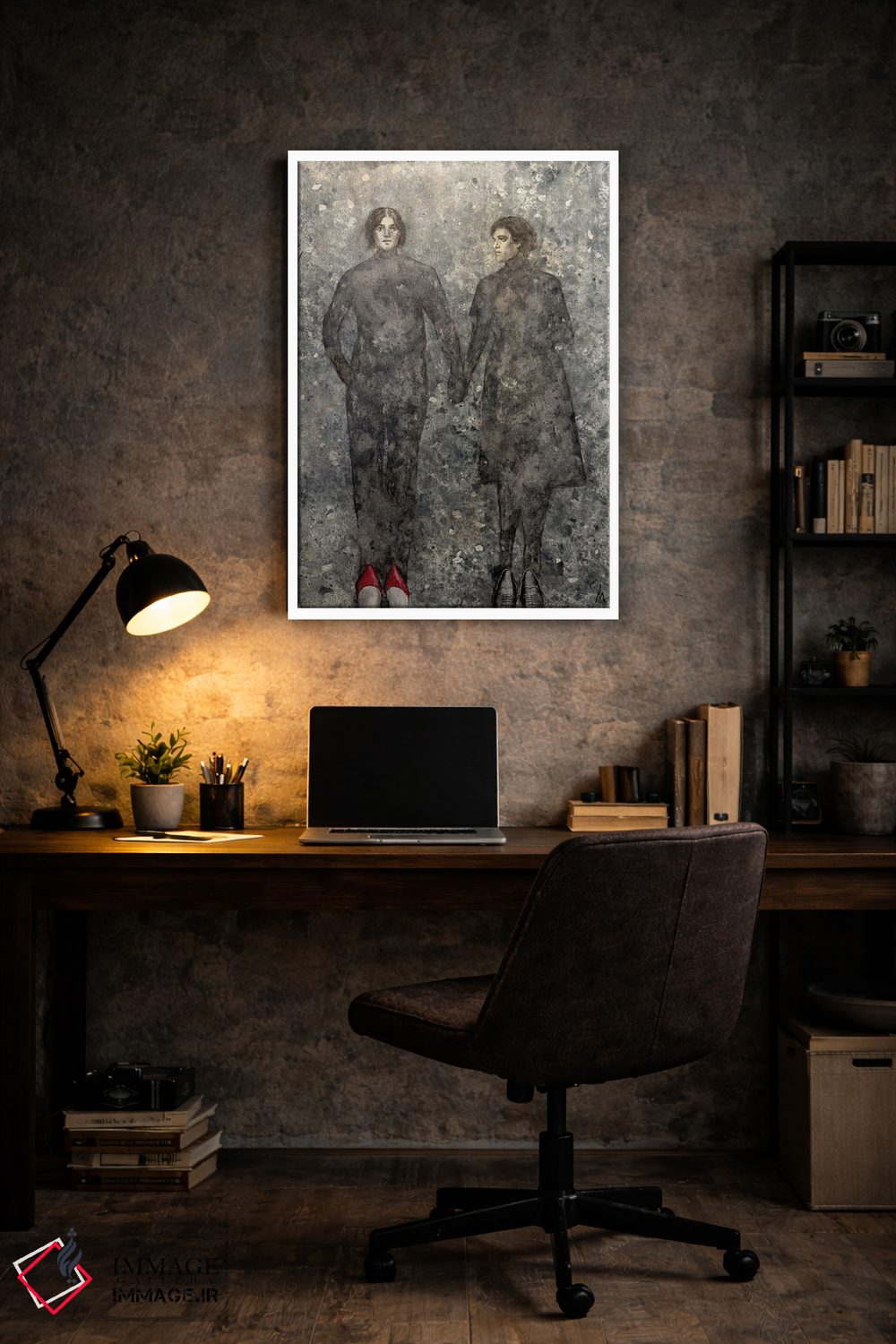 تابلو دکوراتیو سایه ها اثر مارگاریتا ایوانوا - D5W