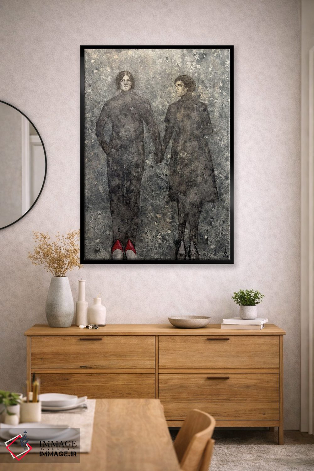 تابلو دکوراتیو سایه ها اثر مارگاریتا ایوانوا - D3B