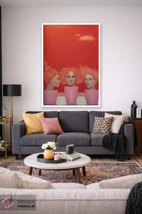 تابلو دکوراتیو گل های مریخ اثر مارگاریتا ایوانوا - D1W