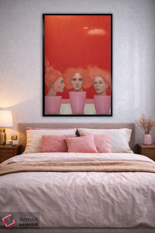 تابلو دکوراتیو گل های مریخ اثر مارگاریتا ایوانوا - D3B