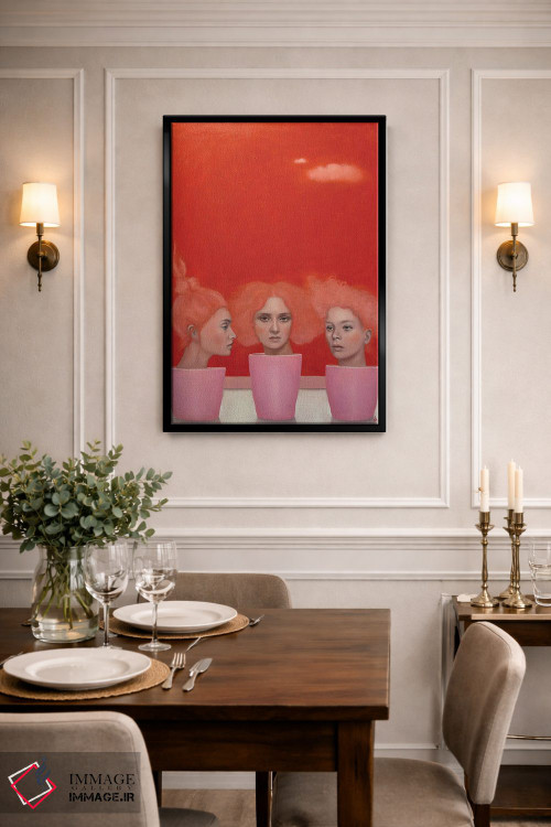 تابلو دکوراتیو گل های مریخ اثر مارگاریتا ایوانوا - D2B