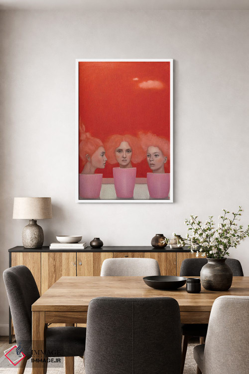 تابلو دکوراتیو گل های مریخ اثر مارگاریتا ایوانوا - D4W