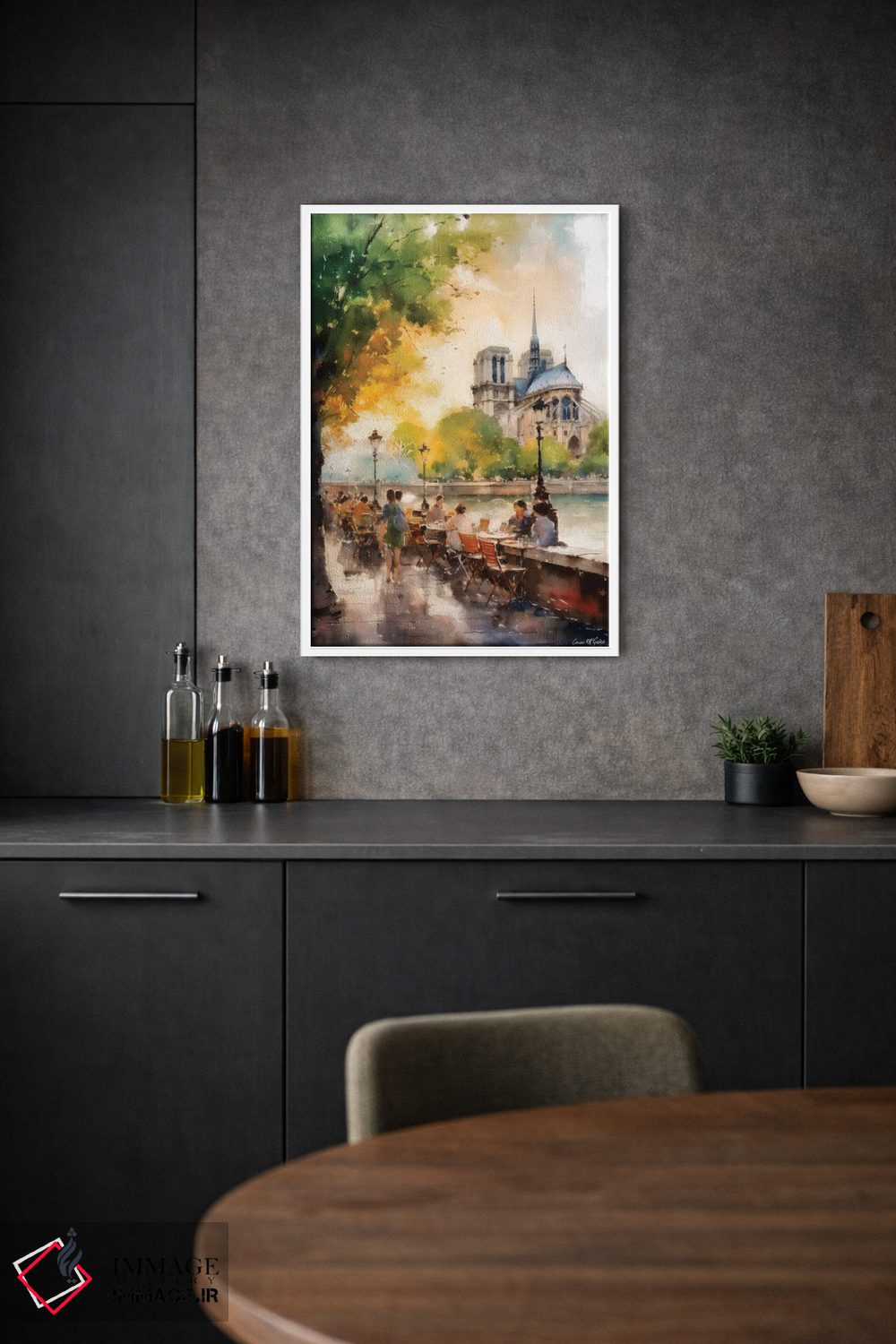 تابلو دکوراتیو خیابان های پاریس سوم اثر کانر مک گوایر - D1W