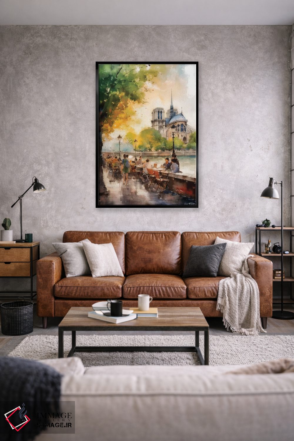 تابلو دکوراتیو خیابان های پاریس سوم اثر کانر مک گوایر - D2B