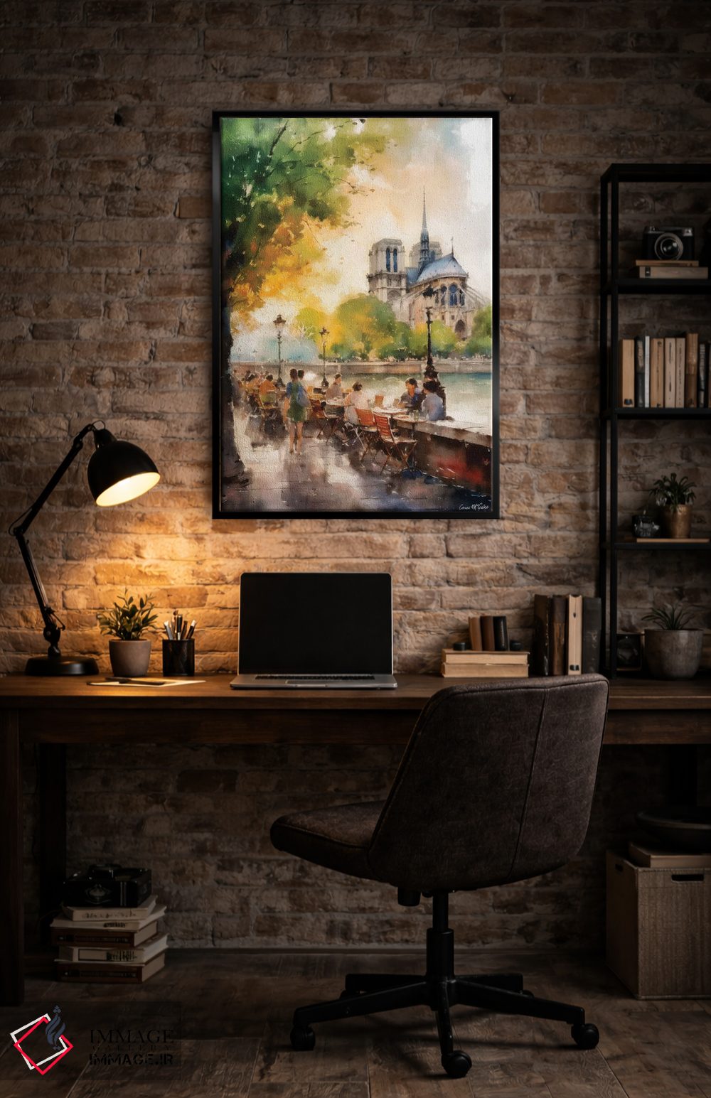 تابلو دکوراتیو خیابان های پاریس سوم اثر کانر مک گوایر - D5B