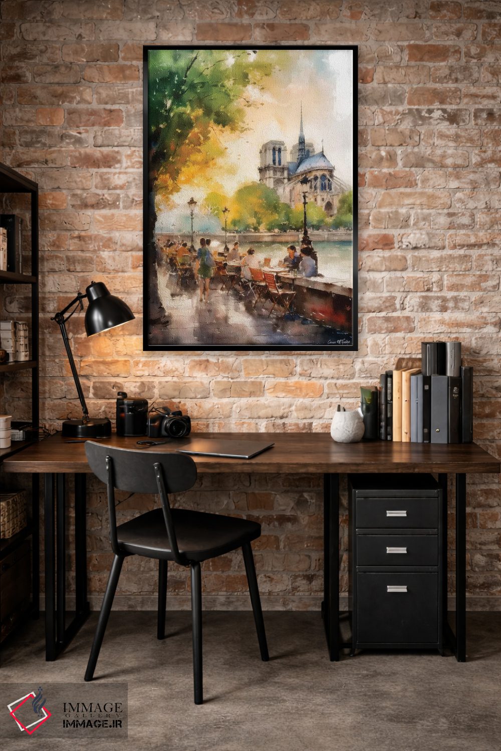 تابلو دکوراتیو خیابان های پاریس سوم اثر کانر مک گوایر - D4B