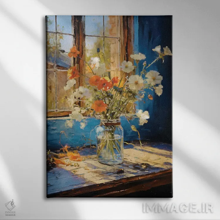 تابلو دکوراتیو پنجره تابستانی دوم اثر کانر مک گوایر - نمای روبهرو روی دیوار