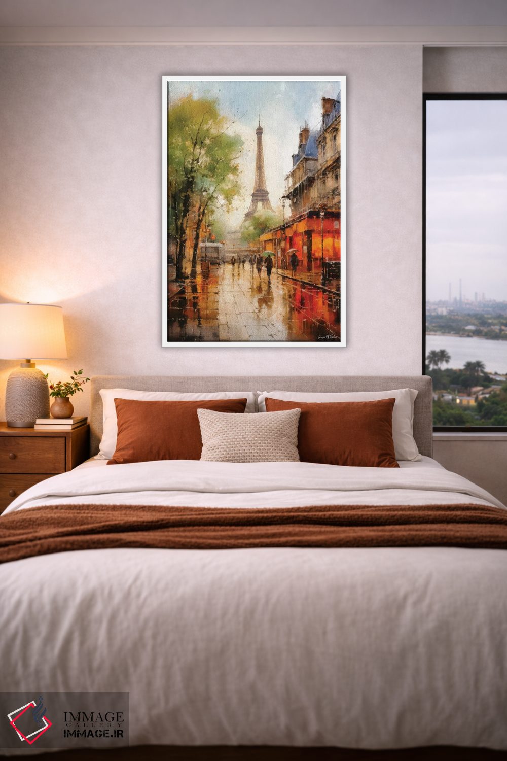 تابلو دکوراتیو خیابان های پاریس دوم اثر کانر مک گوایر - D3W