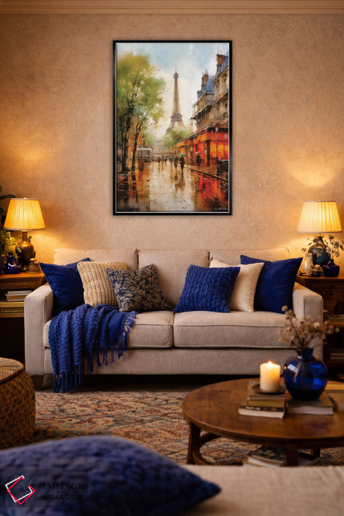 تابلو دکوراتیو خیابان های پاریس دوم اثر کانر مک گوایر - D6B