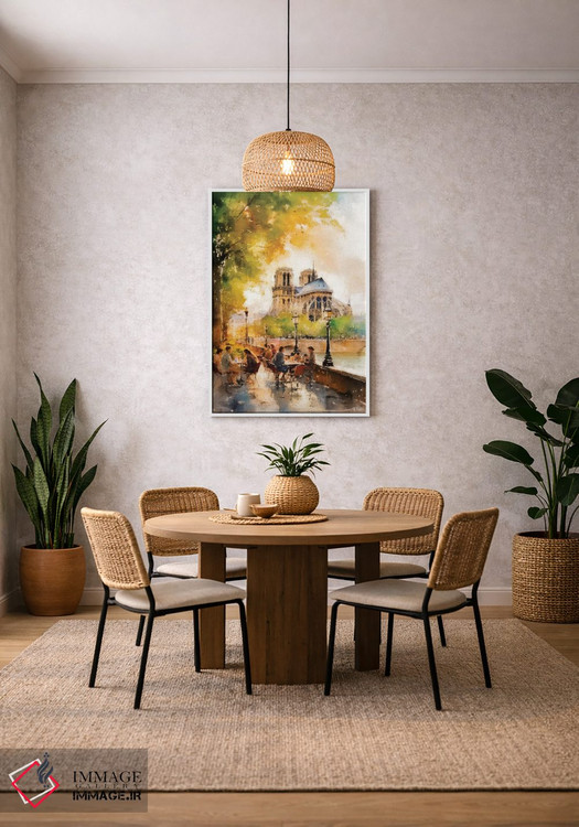تابلو دکوراتیو خیابان های پاریس هفتم اثر کانر مک گوایر - D3W