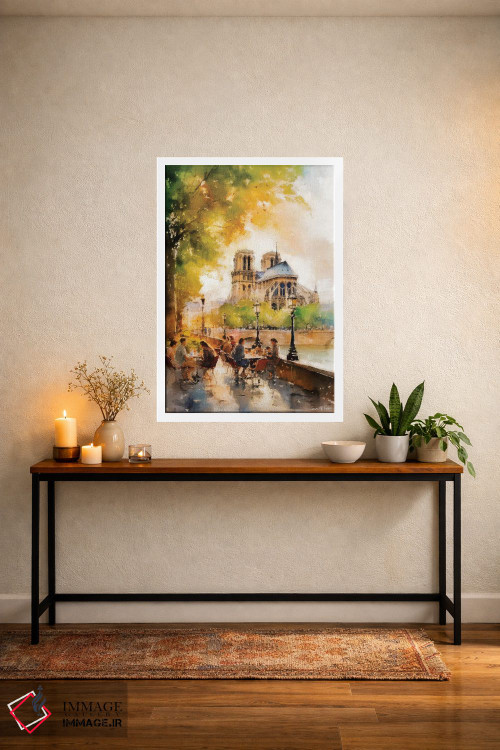 تابلو دکوراتیو خیابان های پاریس هفتم اثر کانر مک گوایر - D4W
