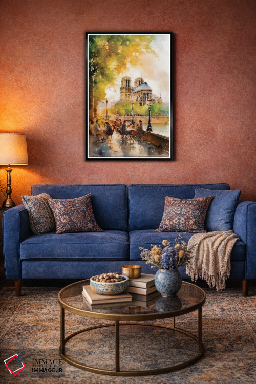 تابلو دکوراتیو خیابان های پاریس هفتم اثر کانر مک گوایر - D5B