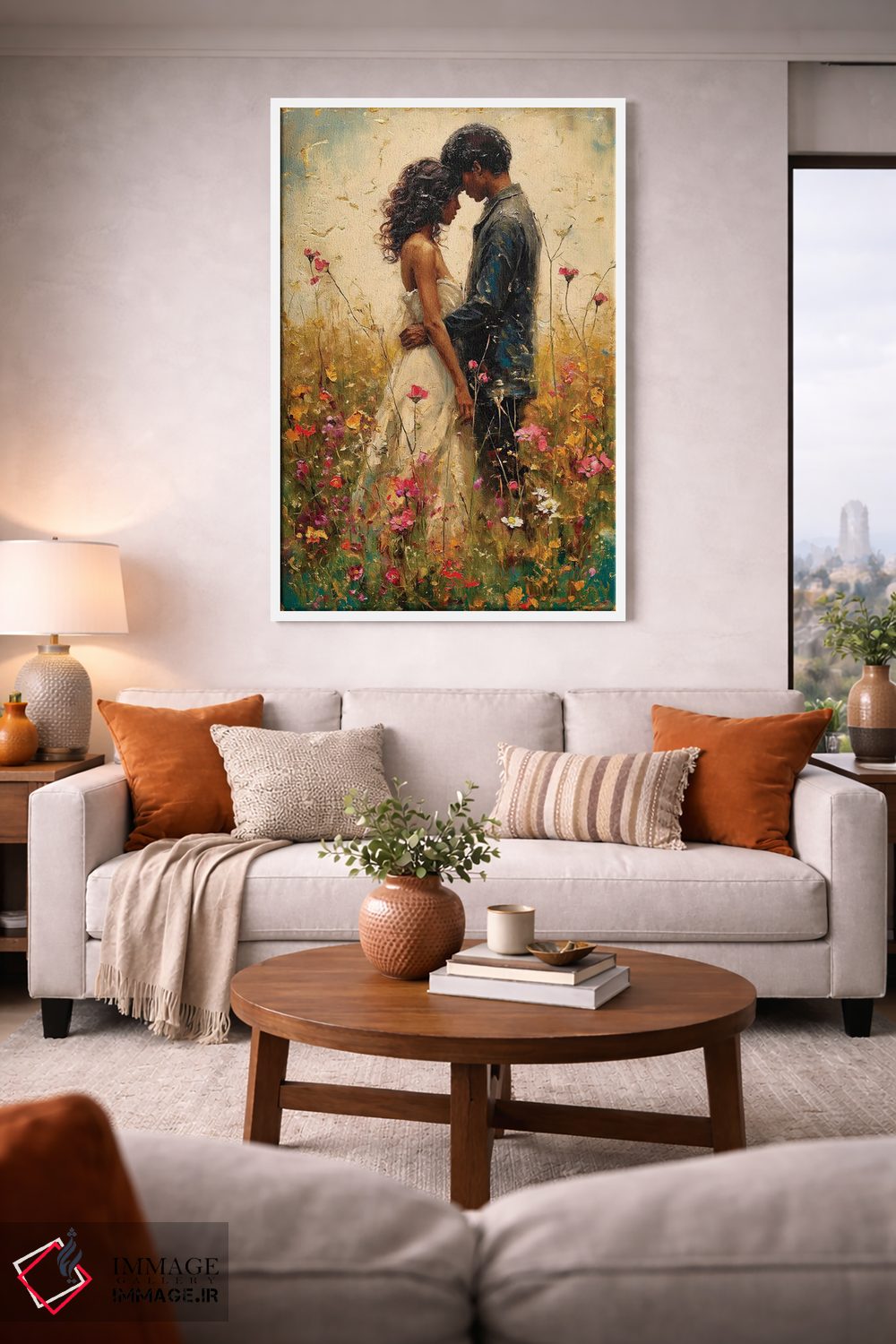 تابلو دکوراتیو تازه عروس و داماد چهارم اثر کانر مک گوایر - D1W