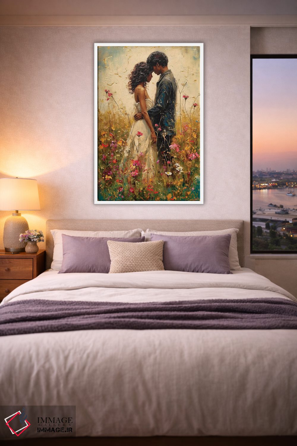 تابلو دکوراتیو تازه عروس و داماد چهارم اثر کانر مک گوایر - D4W