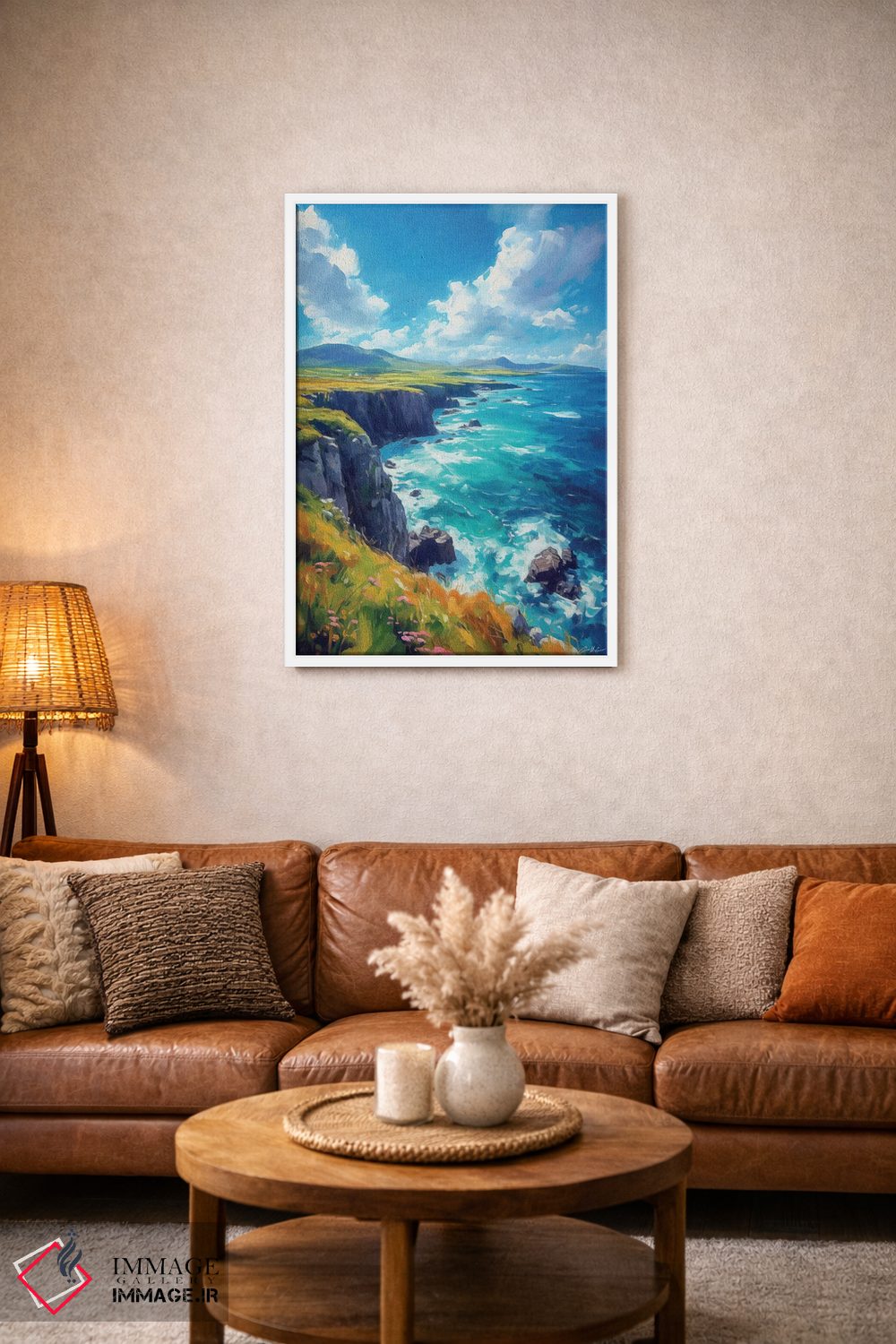 تابلو دکوراتیو موج سواری وحشی آتلانتیک اثر کانر مک گوایر - D2W