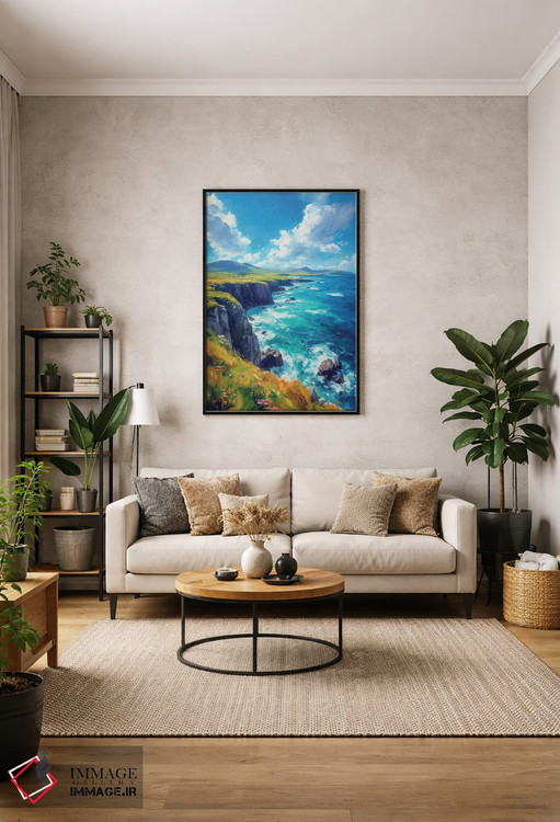 تابلو دکوراتیو موج سواری وحشی آتلانتیک اثر کانر مک گوایر - D1B