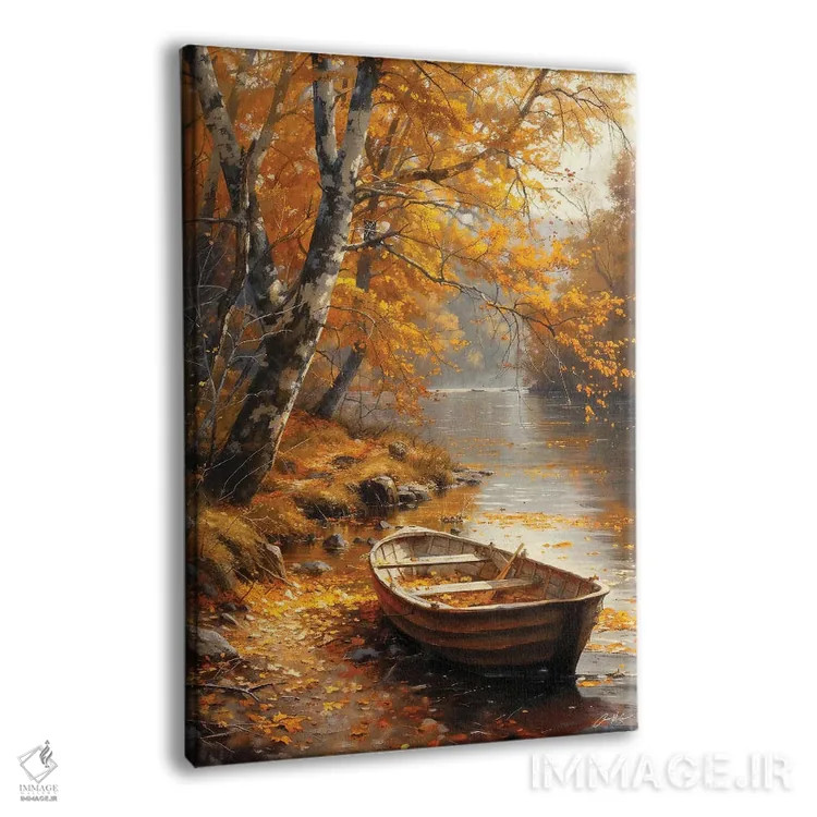 تابلو دکوراتیو رود پاییزی دوم اثر کانر مک گوایر - نمای پرسپکتیو محصول