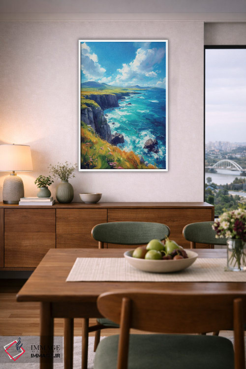 تابلو دکوراتیو موج سواری وحشی آتلانتیک اثر کانر مک گوایر - D6W