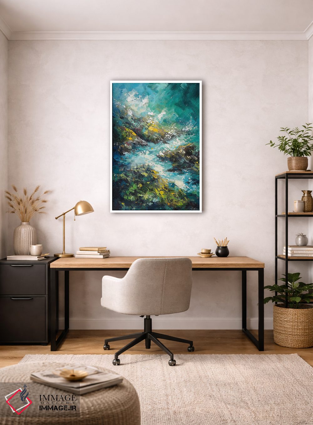 تابلو دکوراتیو پاشش آب دریا اثر کانر مک گوایر - D2W