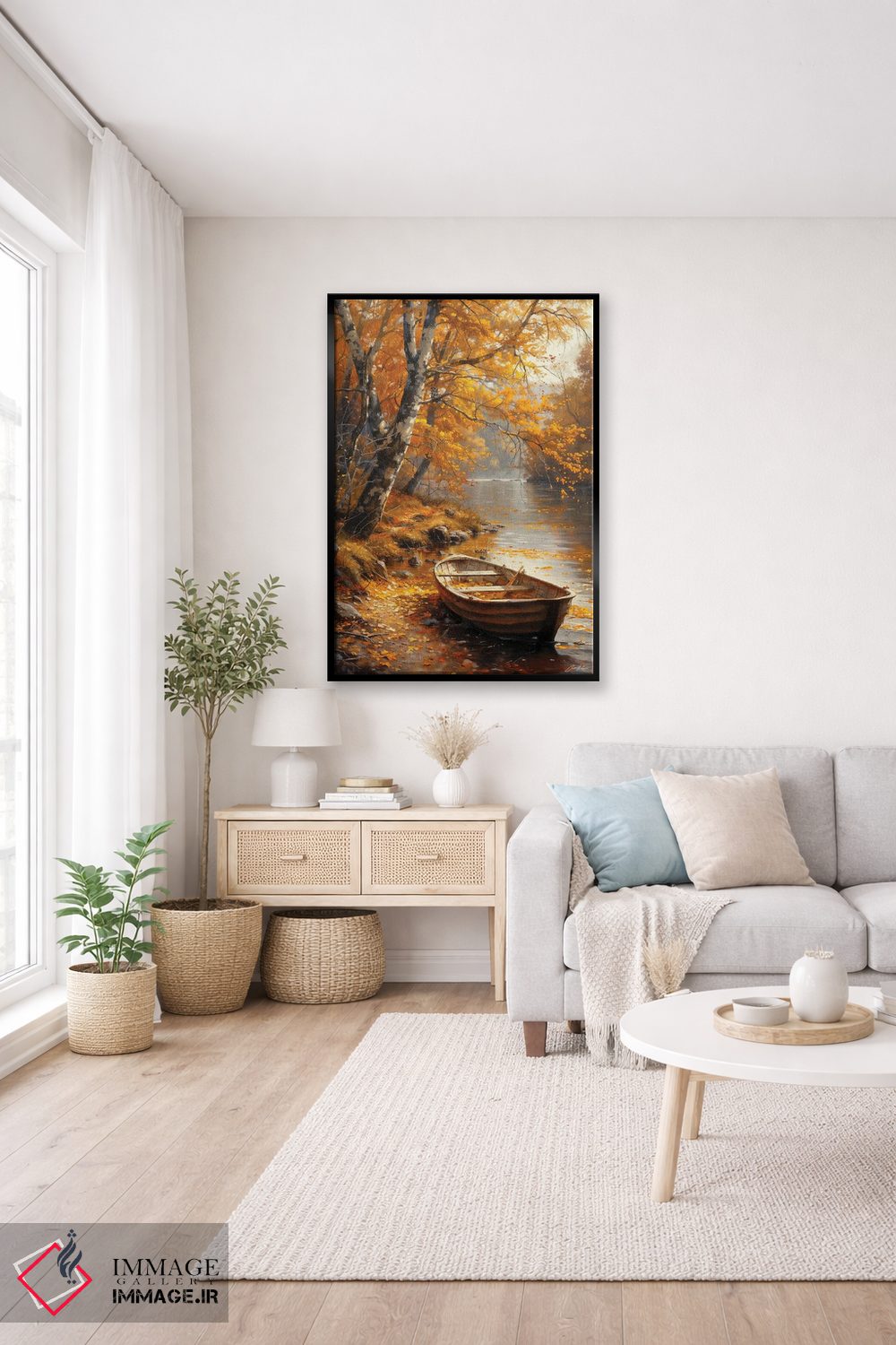 تابلو دکوراتیو رود پاییزی دوم اثر کانر مک گوایر - D5B