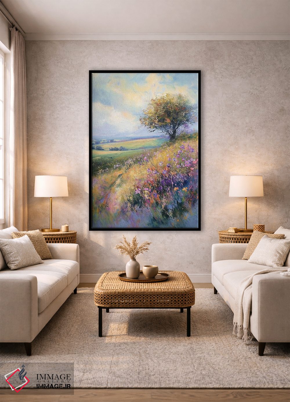 تابلو دکوراتیو تپه های اواخر تابستان اثر کانر مک گوایر - D1B