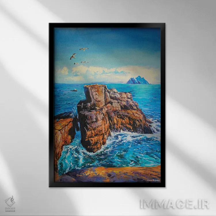 تابلو دکوراتیو اسکلایگز یازده اثر کانر مک گوایر - نمای قابدار مشکی