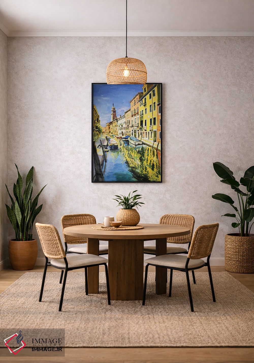 تابلو دکوراتیو Italy" کانال ونیز، ایتالیا اثر کانر مک گوایر - D5B