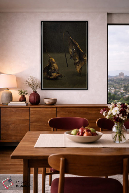 تابلو دکوراتیو گل اسپاتی فیلوم اثر مایکل فرانک - D5B