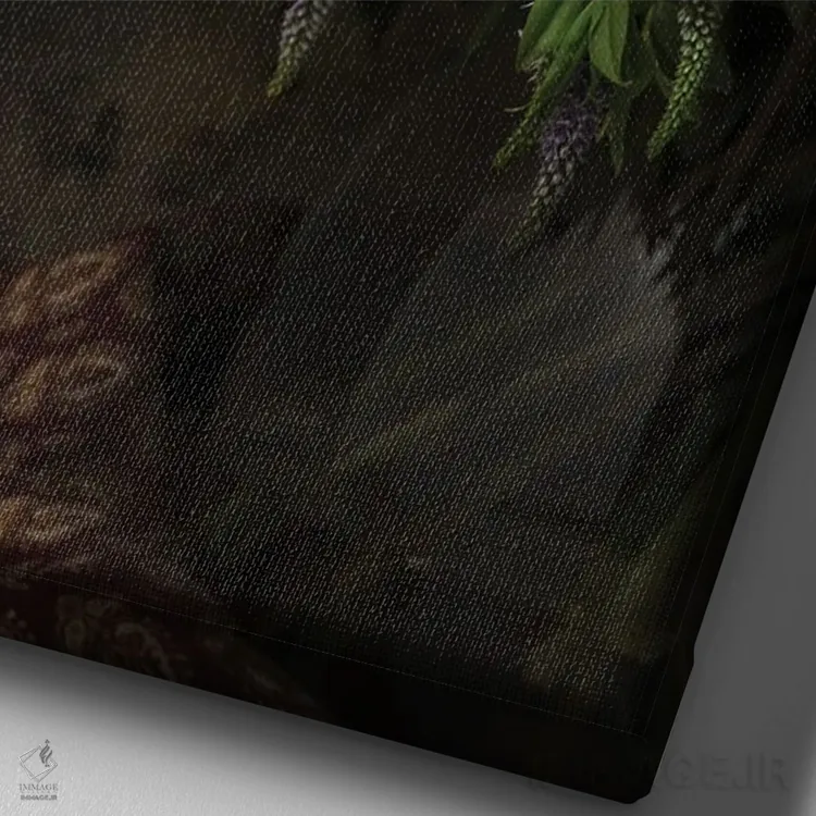 تابلو دکوراتیو استادان هلندی XXIII اثر مایکل فرانک - نمای نزدیک بافت بوم