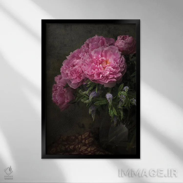 تابلو دکوراتیو استادان هلندی XXIII اثر مایکل فرانک - نمای قابدار مشکی