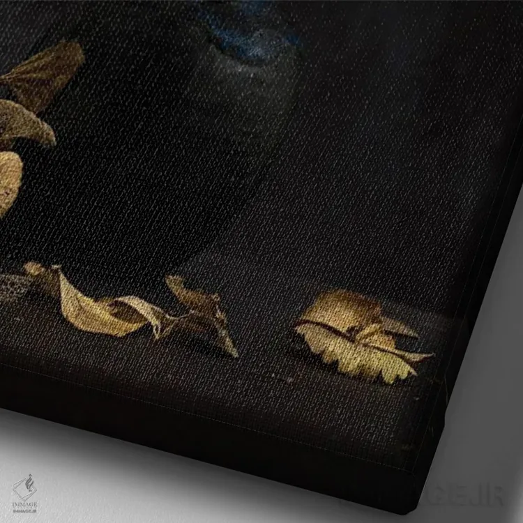 تابلو دکوراتیو استادان هلندی X اثر مایکل فرانک - نمای نزدیک بافت بوم