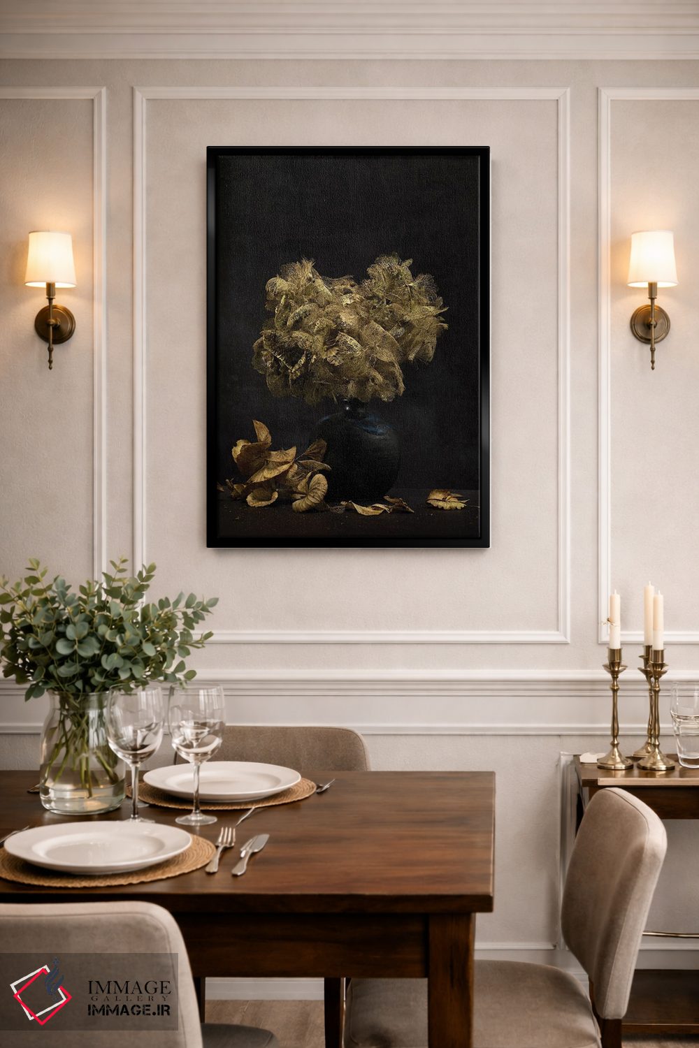 تابلو دکوراتیو استادان هلندی X اثر مایکل فرانک - D3B