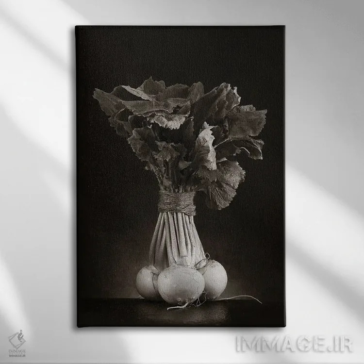 تابلو دکوراتیو تربچه ایتالیایی اثر مایکل فرانک - نمای روبهرو روی دیوار