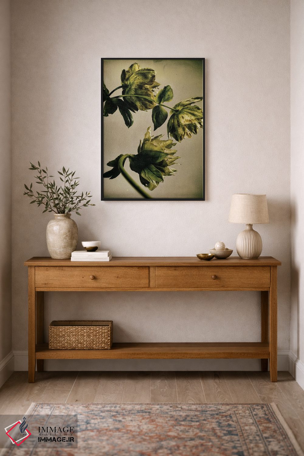 تابلو دکوراتیو گل خربق LXXIII اثر مایکل فرانک - D2B