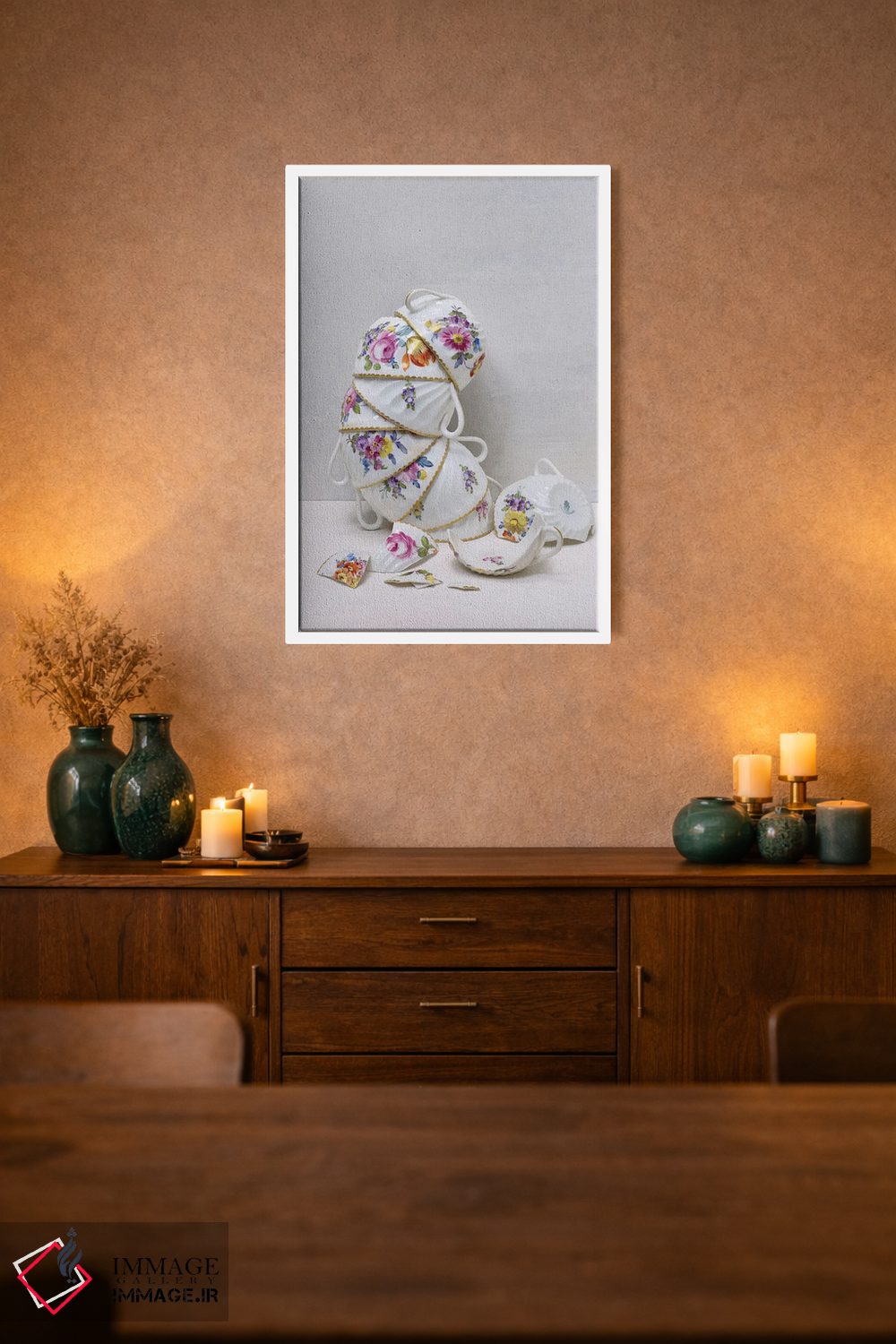 تابلو دکوراتیو نیمفن بورگ اثر مایکل فرانک - D1W