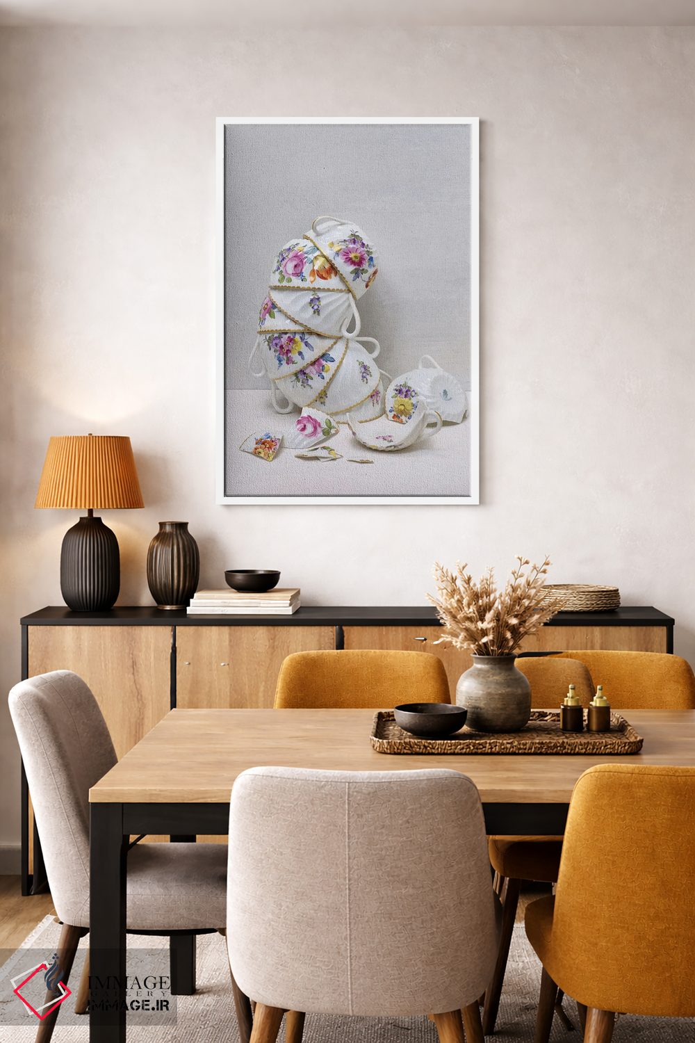 تابلو دکوراتیو نیمفن بورگ اثر مایکل فرانک - D4W