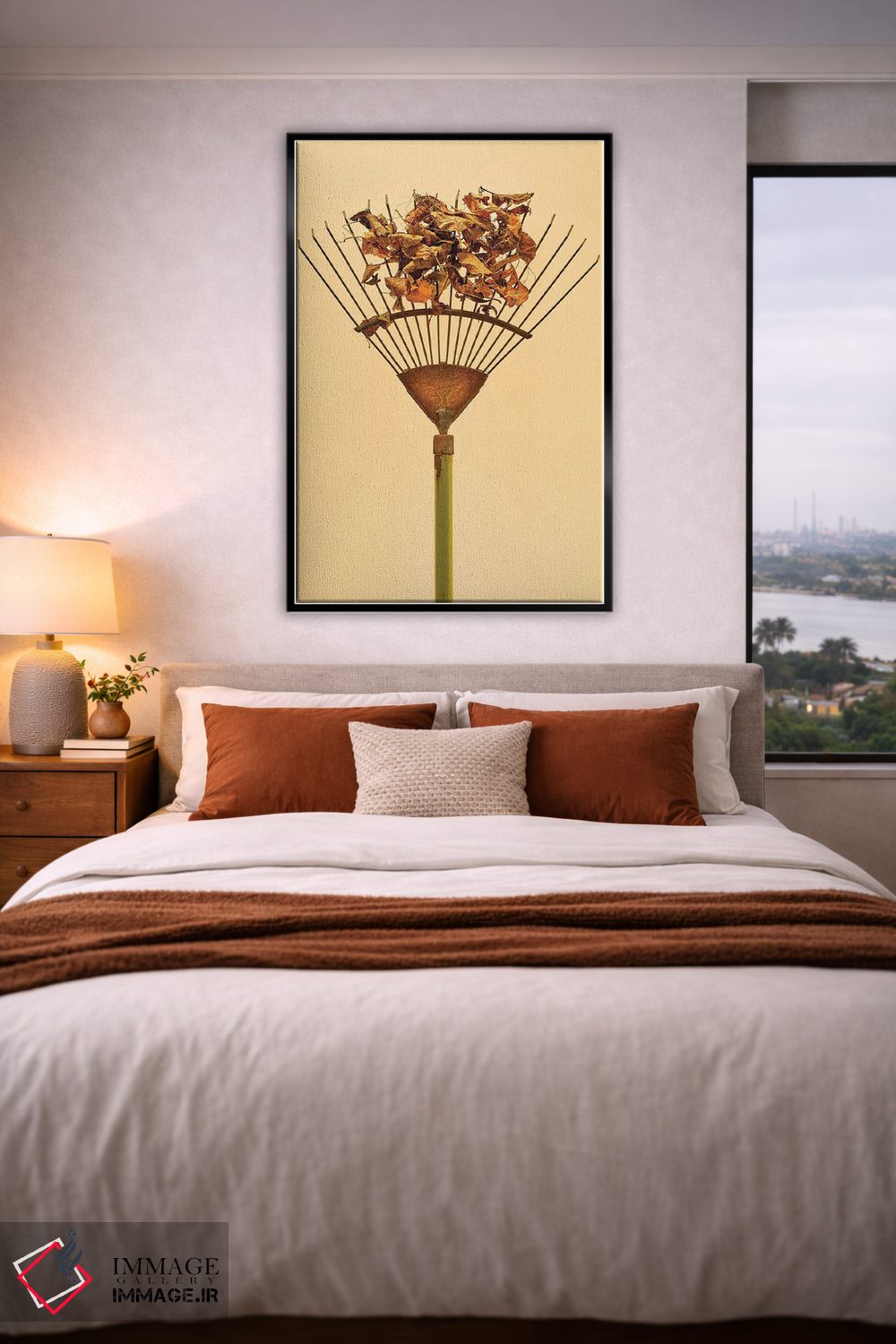 تابلو دکوراتیو چنگک اثر مایکل فرانک - D4B