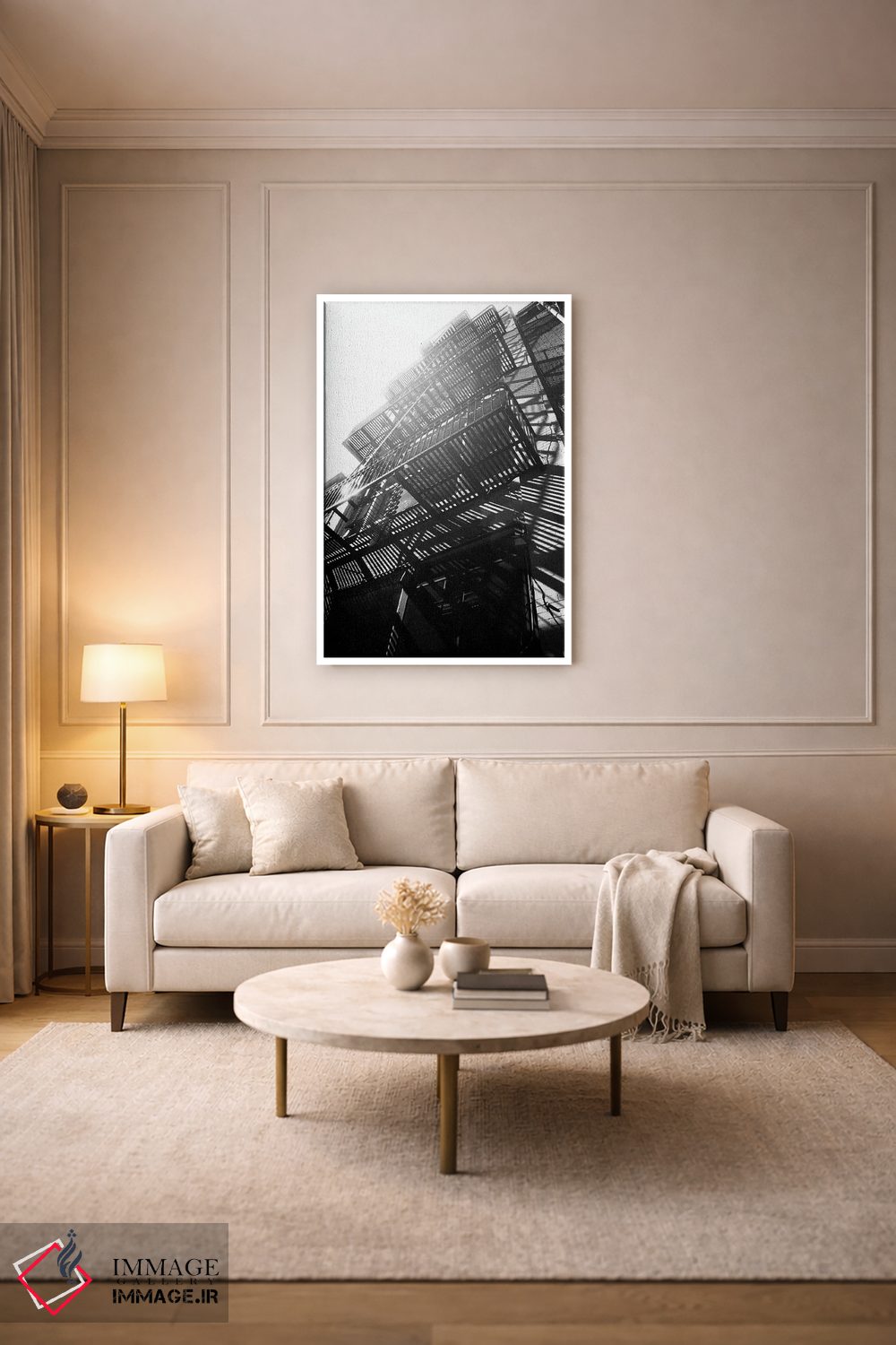 تابلو دکوراتیو پله اضطراری اثر مایکل فرانک - D3W