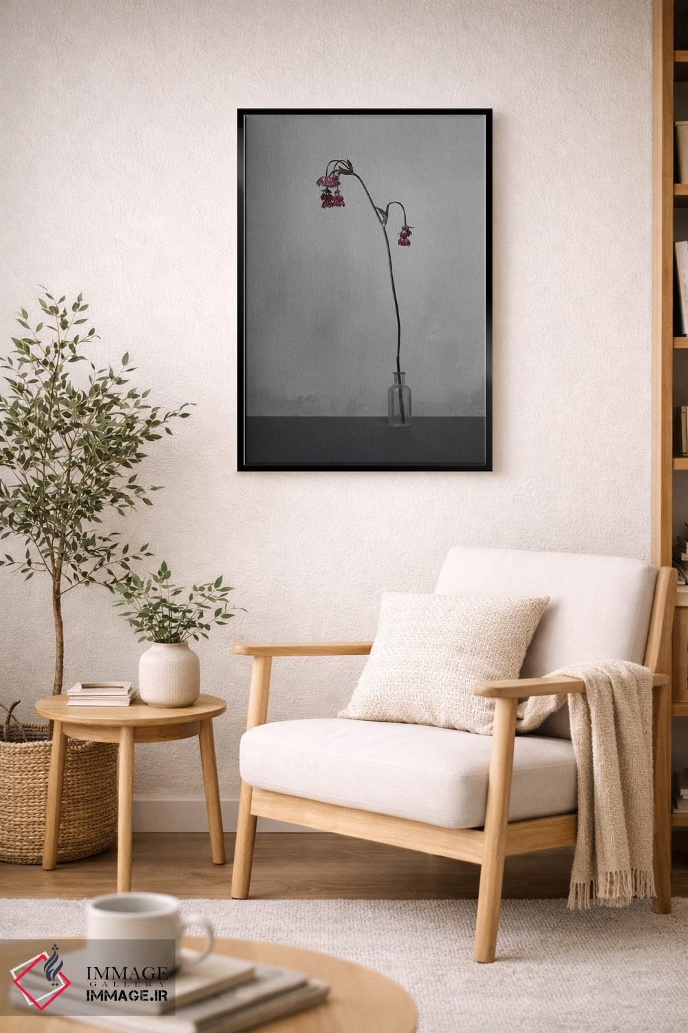 تابلو دکوراتیو سفید XVIII اثر مایکل فرانک - D2B