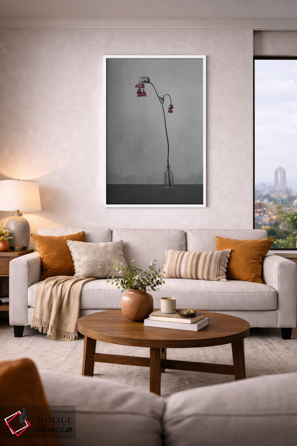 تابلو دکوراتیو سفید XVIII اثر مایکل فرانک - D5W