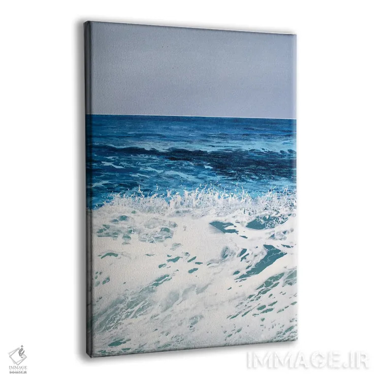 تابلو دکوراتیو موج شکسته اثر مارتینا هارتوش - نمای پرسپکتیو محصول