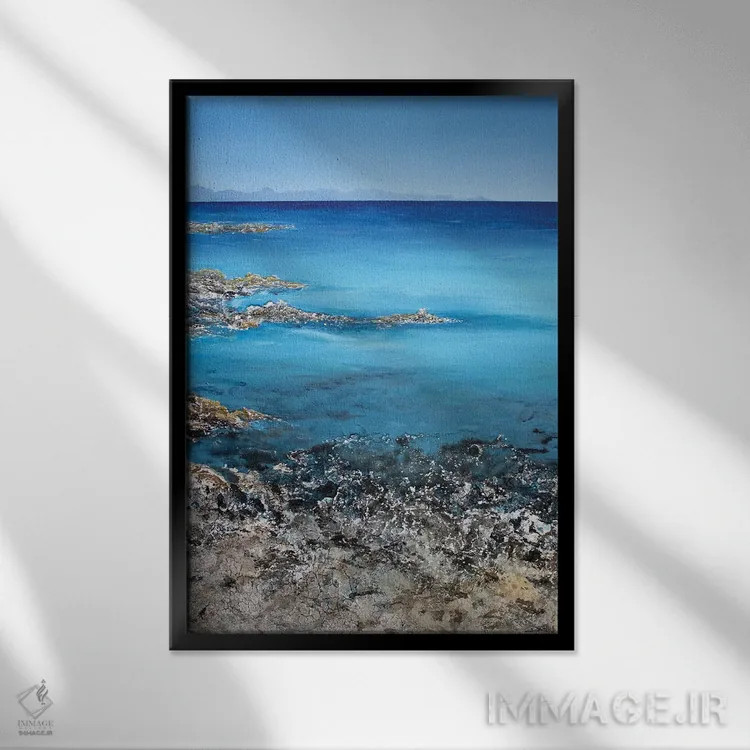 تابلو دکوراتیو آنجا اثر مارتینا هارتوش - نمای قابدار مشکی