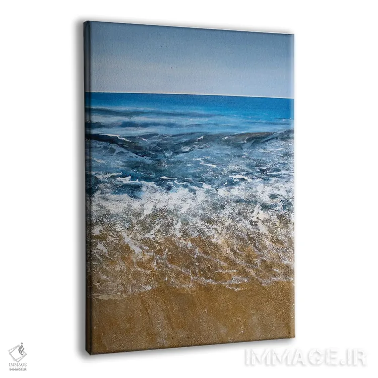 تابلو دکوراتیو موج ساحلی اثر مارتینا هارتوش - نمای پرسپکتیو محصول