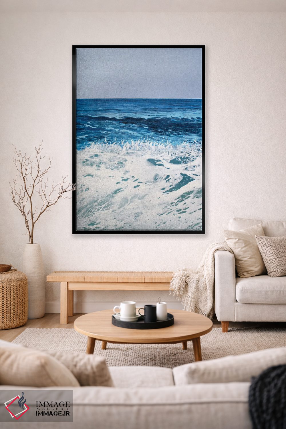 تابلو دکوراتیو موج شکسته اثر مارتینا هارتوش - D2B